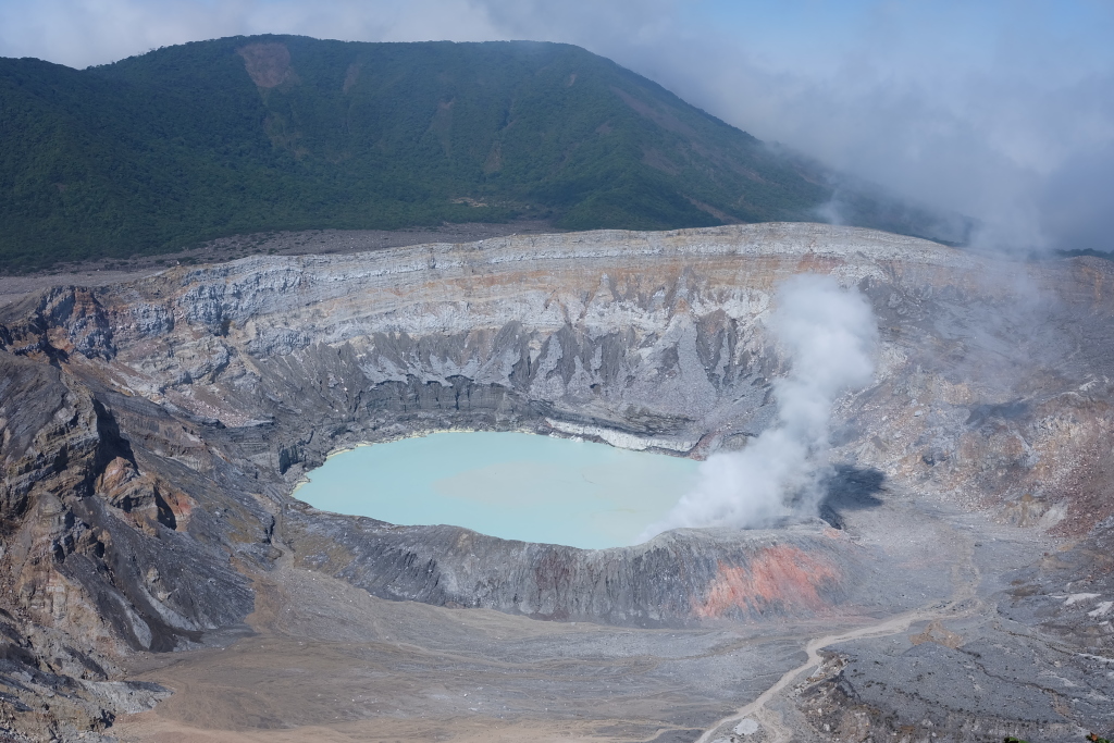 Volcán Poás, enero de 2016